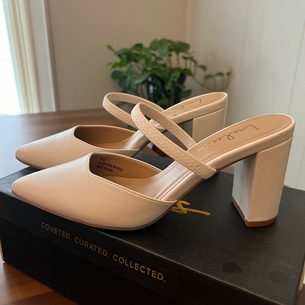 Shoes purchased for wedding - never worn, in box